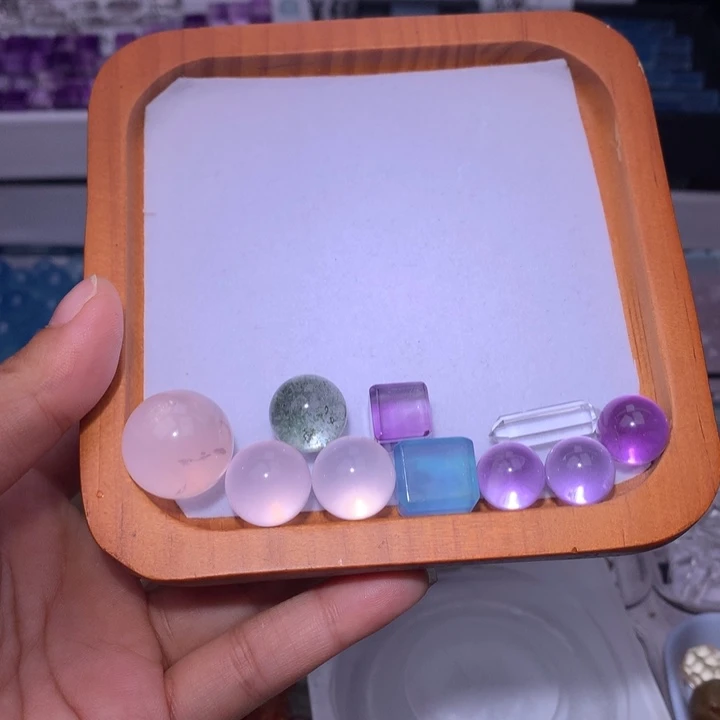 紫晶耳饰银S925镶嵌打孔不退不换