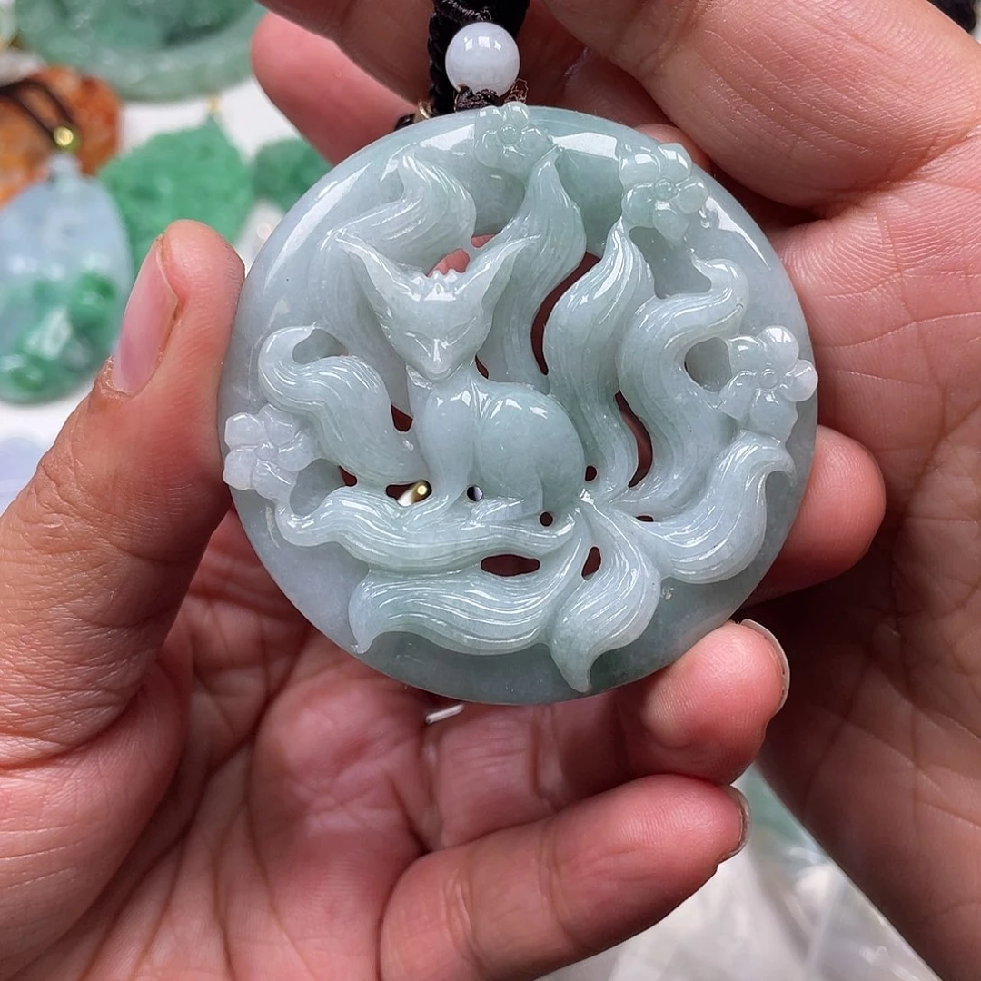 颈饰未镶嵌翡翠小****爱翡玉缘翡翠