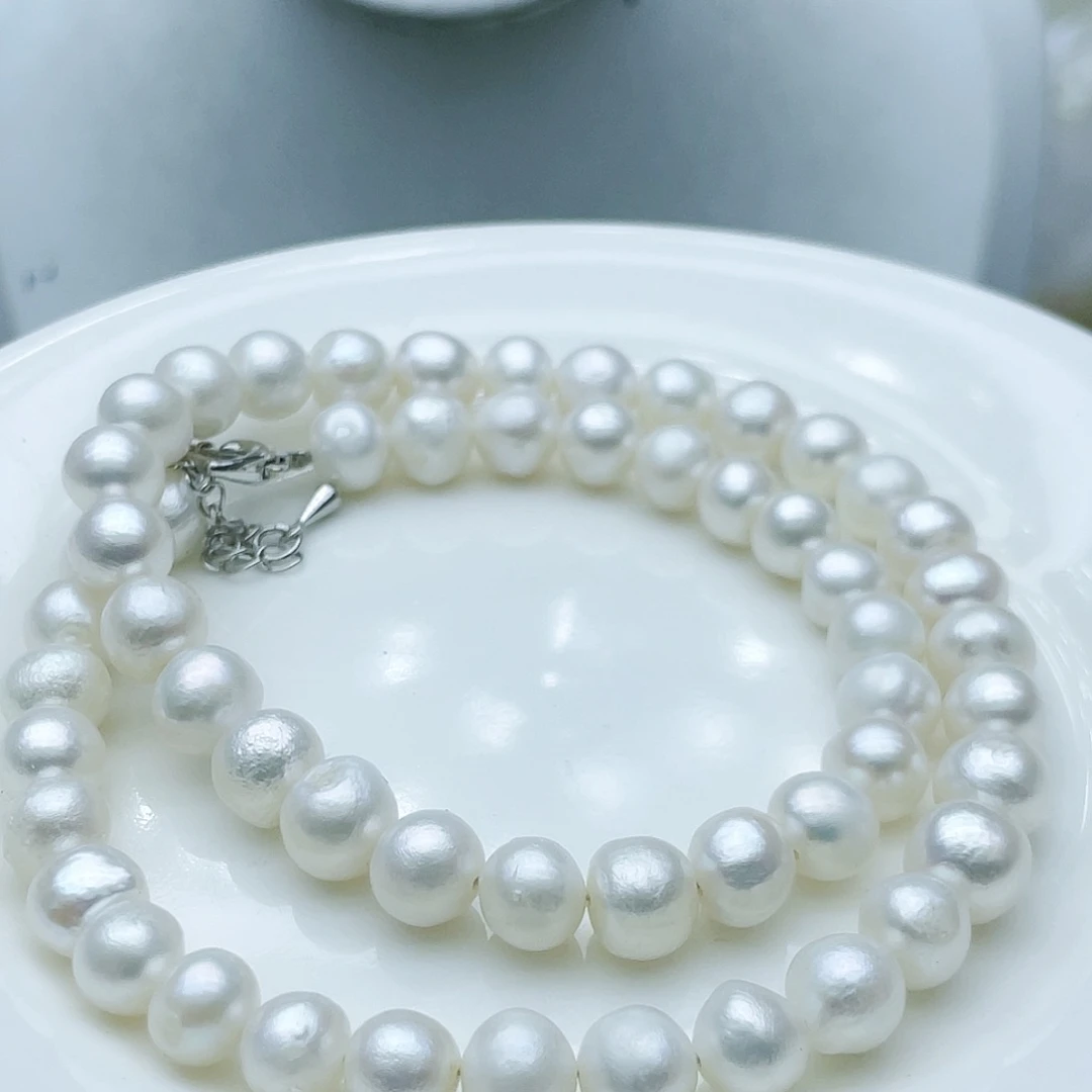 淡水珍珠颈饰钛钢