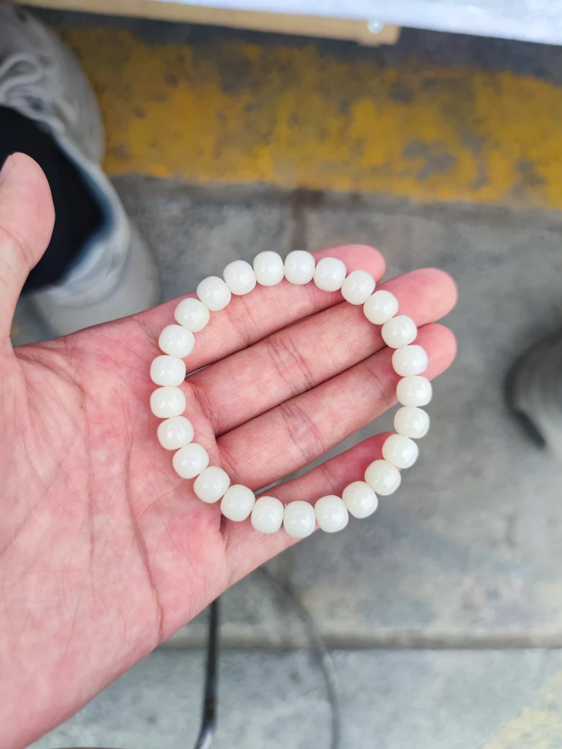 和田玉和田玉手串未镶嵌米达手串