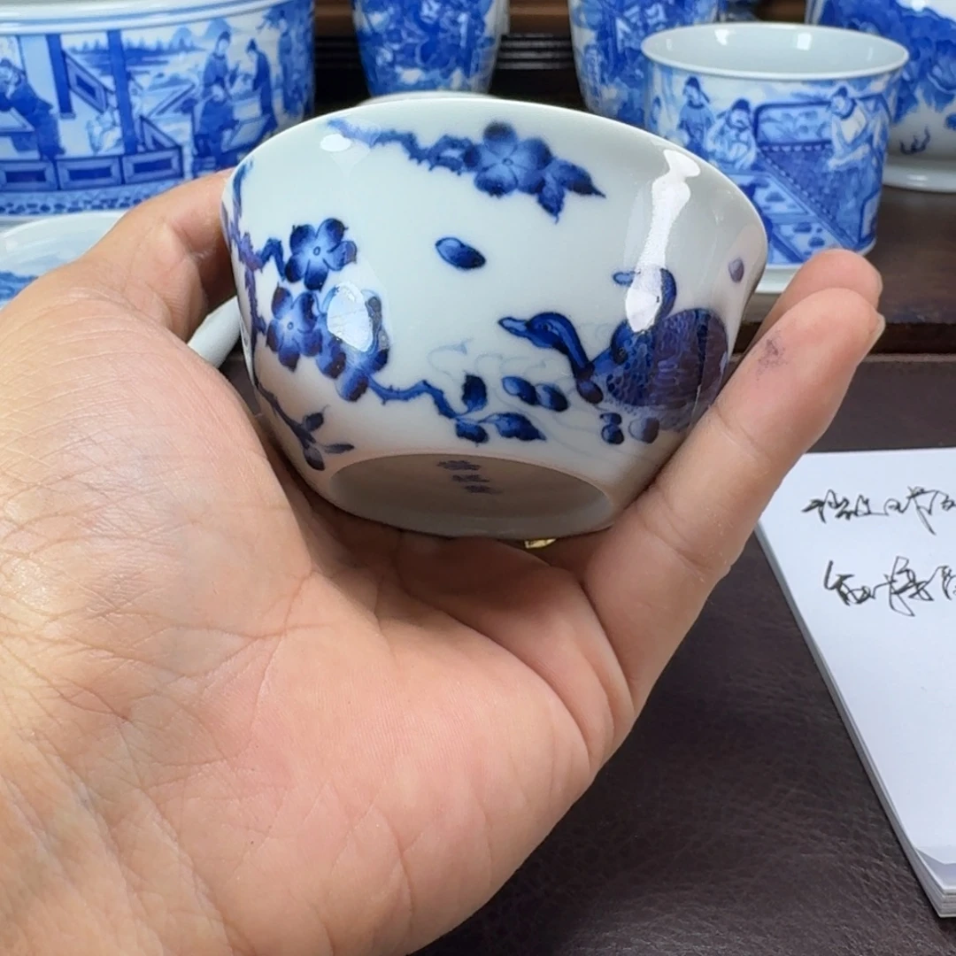 瓷片当代景德镇陶瓷手绘茶具