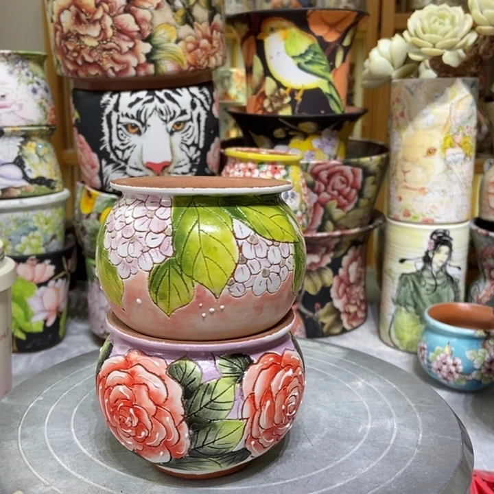 景德镇艺术手绘作品