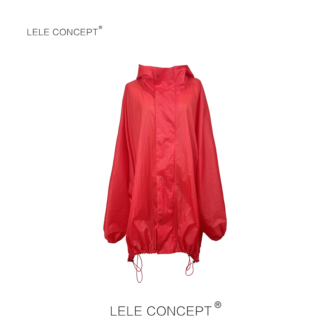 LELE CONCEPT丨「丽」舒适透气连帽休闲风衣Y0634