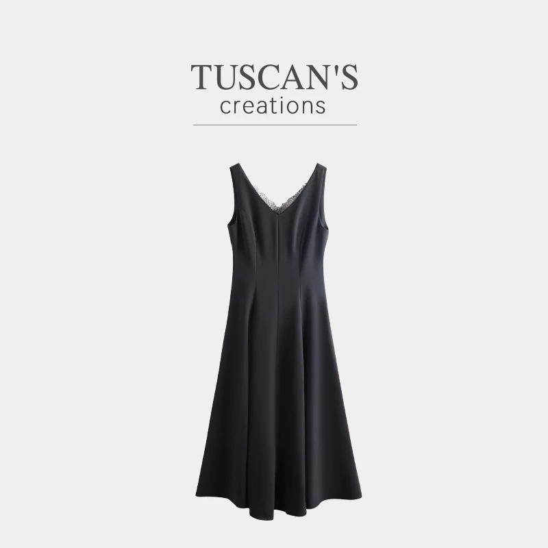 TUSCAN'S CREATIONS夏季显瘦高腰韩版裙子收腰气质舒适吊带裙