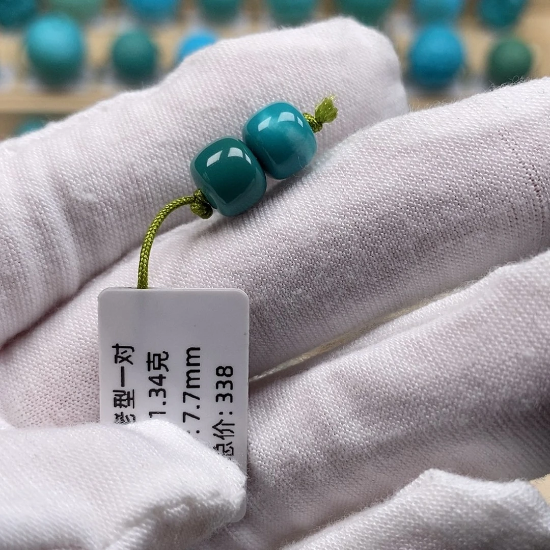 绿松石未镶嵌绿松石高瓷小配饰