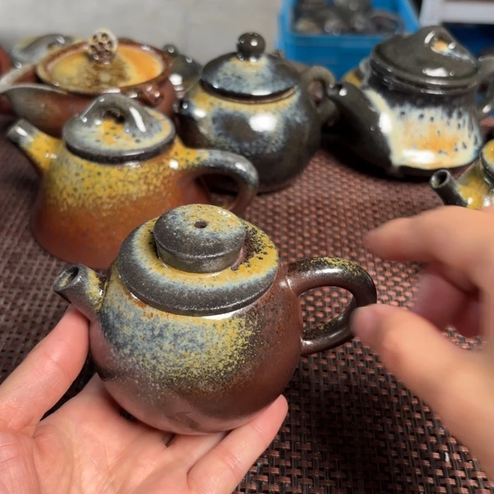 茶杯紫砂小巨轮壶160