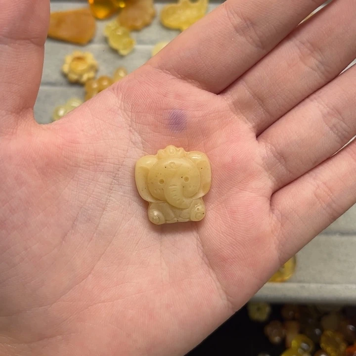 未镶嵌蜜蜡裸石天然琥珀蜜蜡配件