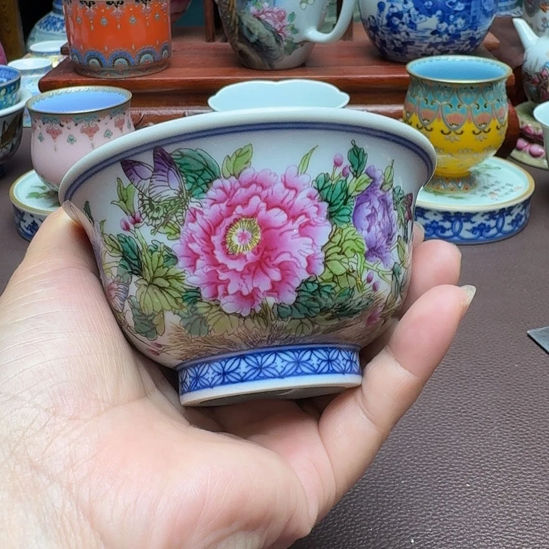 瓷片景德镇仿古手工制作精品展示