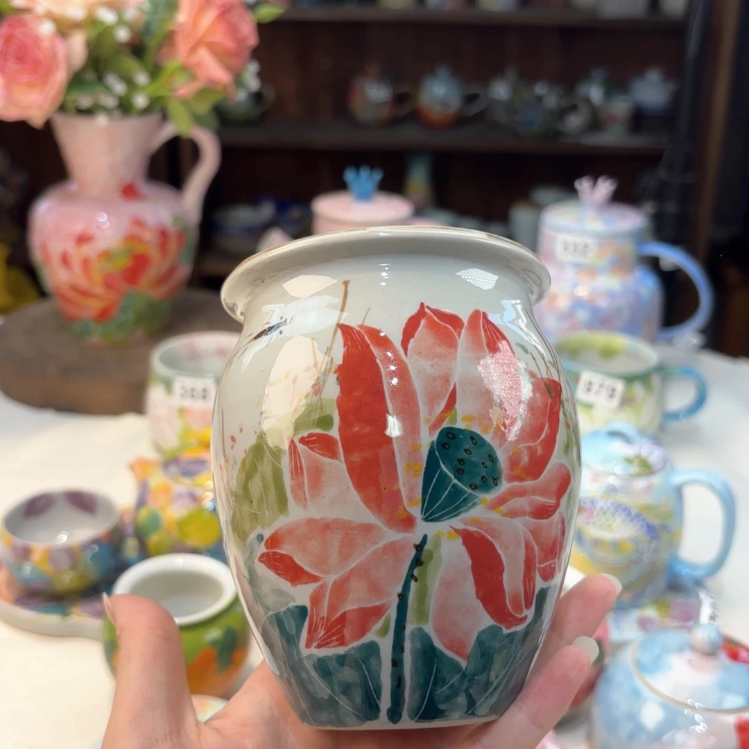 ?****?景德镇手绘高温釉下彩陶瓷茶具
