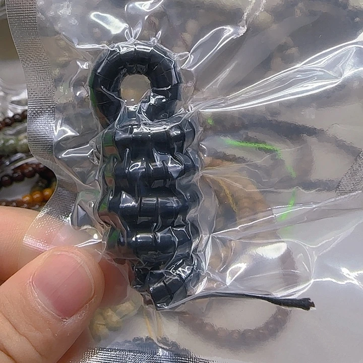 手串星月菩提161王者黑金椰蒂7-108大肠