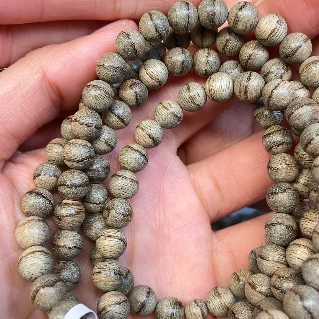 沉香手串天然野达拉干0.75，18克加，86