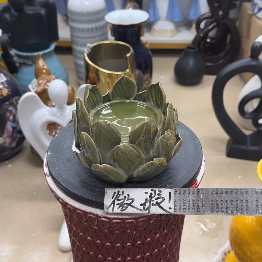 瓷片陶瓷工艺花瓶摆件