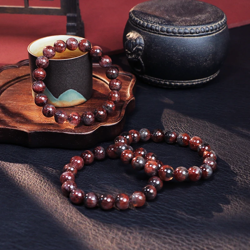 极光牛血红单圈手链-多样性发其一