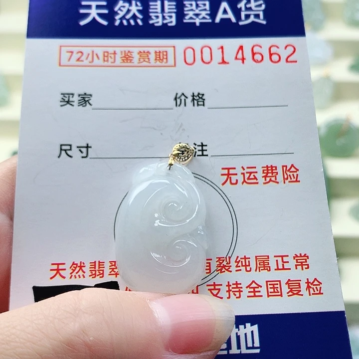 颈饰未镶嵌翡翠吊