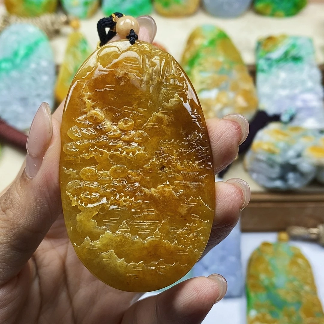 颈饰未镶嵌翡翠翡翠