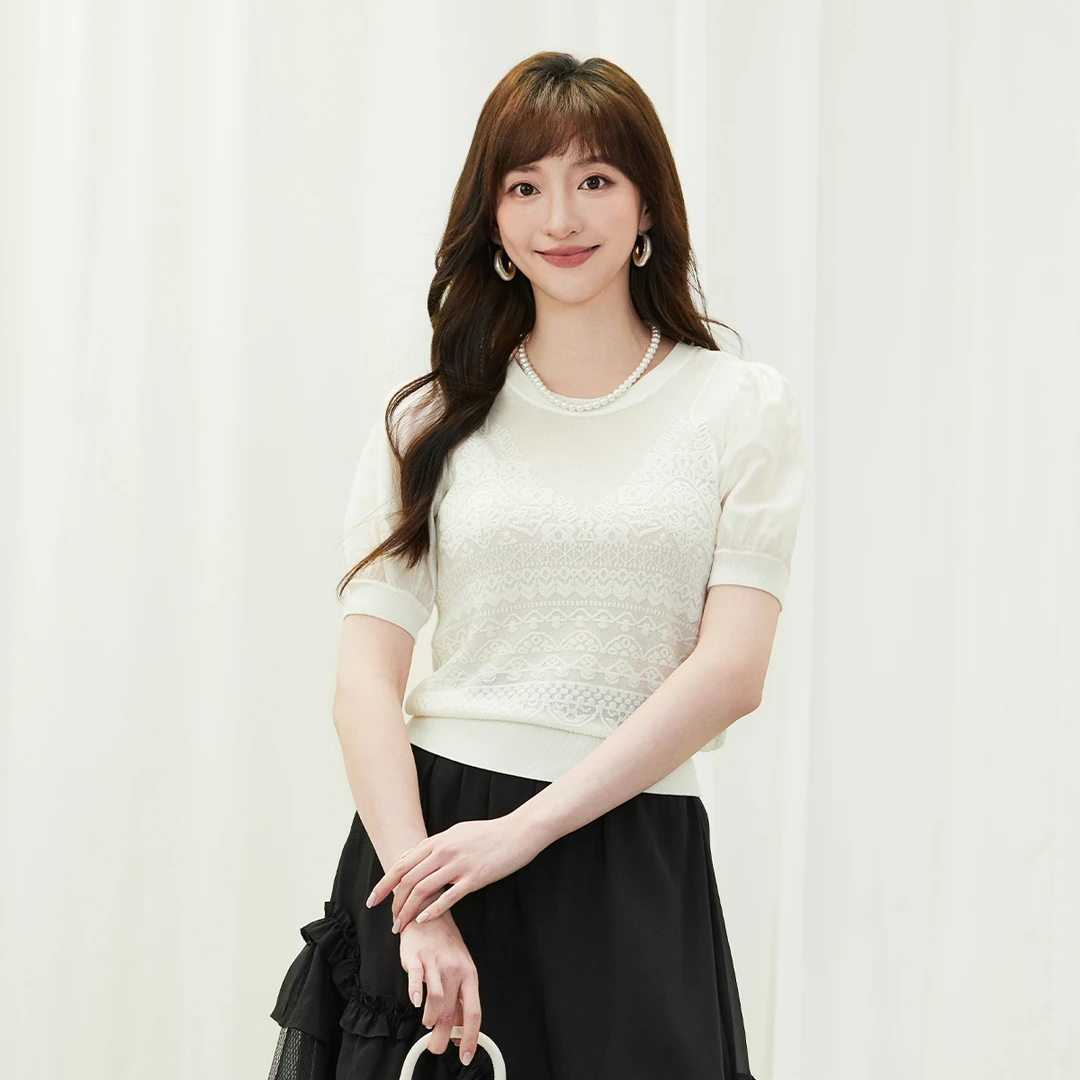 佳人苑针织衫女夏季新款J425035