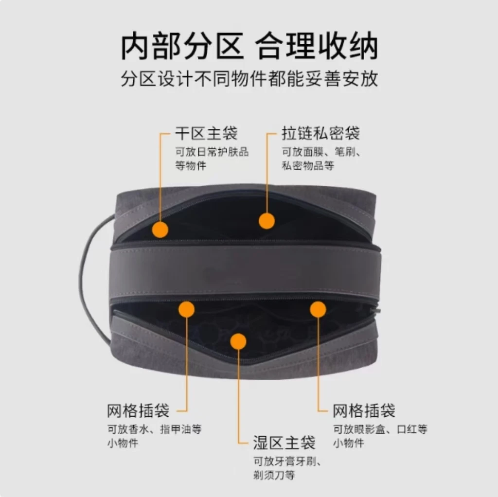 专属化妆包时尚高颜值网红防水简约少女心韩版水洗化妆袋ins风