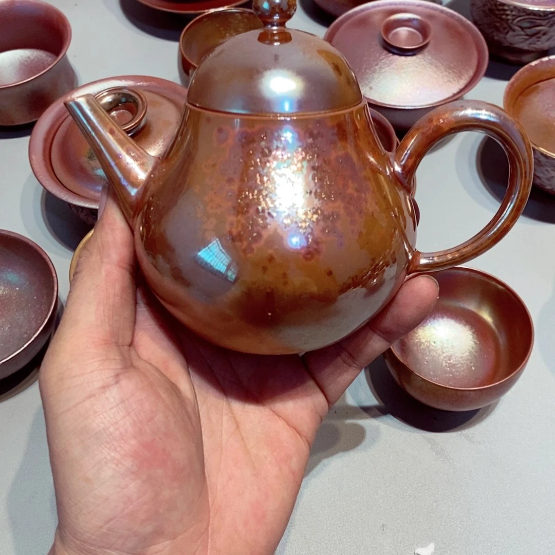 柴烧插图陶瓷杯子