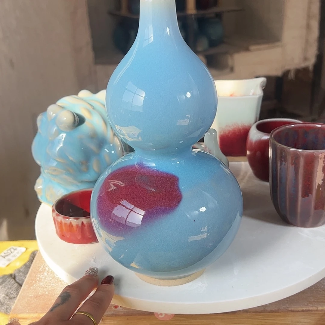 摆件郑家钧窑摆件