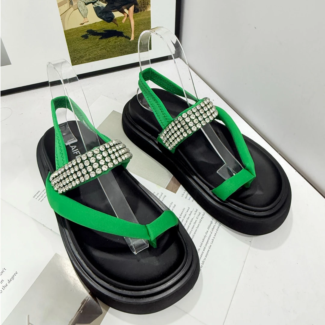 凉鞋时尚百搭夏季外穿厚底沙滩鞋2093-1