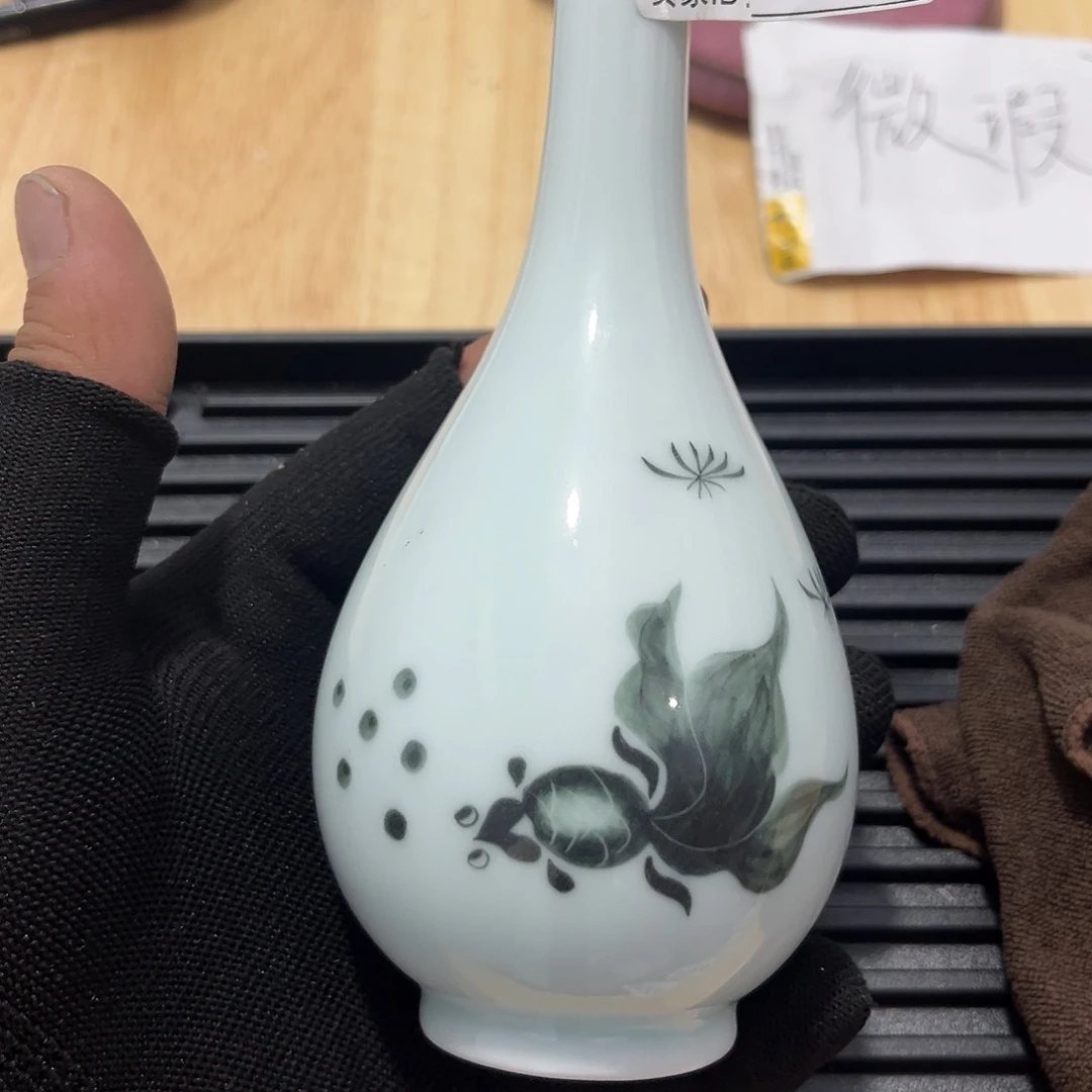 瓷片茶摆件工艺品摆件666