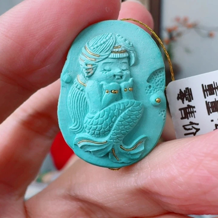 未镶嵌绿松石珠宝奇石