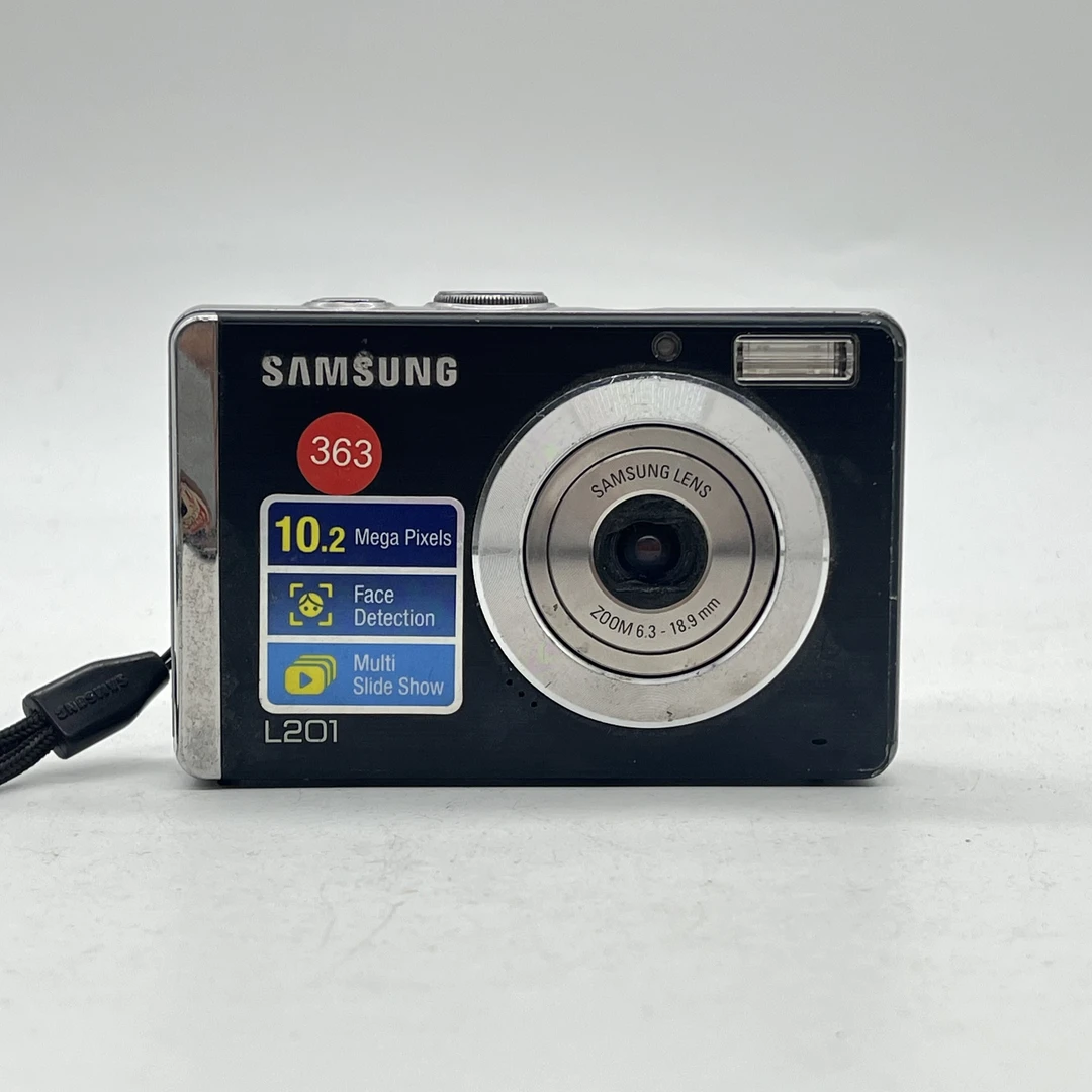 8新 Samsung/三星 L201 出片柔焦冷白 CCD二手数码相机 缺少叶片