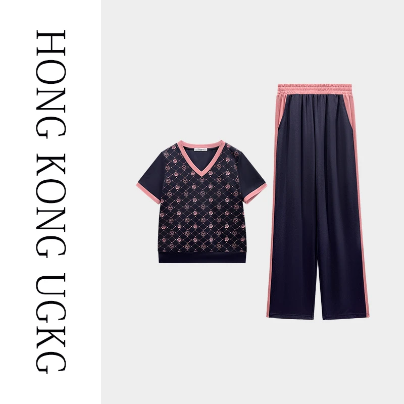 香港UG&KG-秀外慧中休闲两件套套装73252ZH060