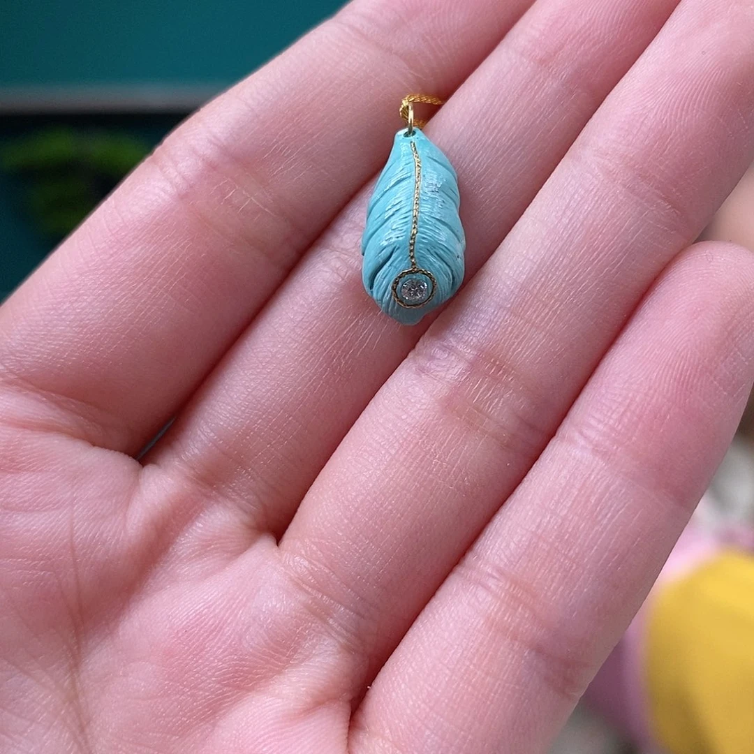 未镶嵌绿松石挂件