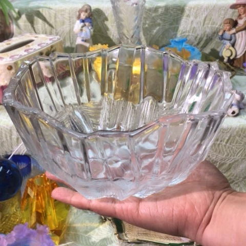 有机玻璃中古豪雅玻璃果斗