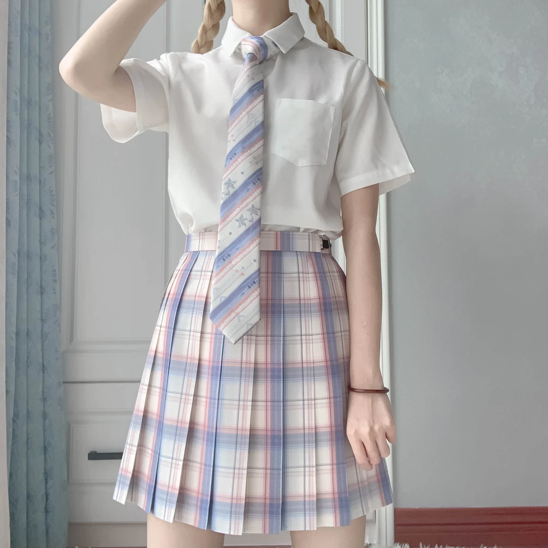 扰梦温酒/ 初町野原创jk制服格裙套装学院风衬衫正版百褶裙女现货