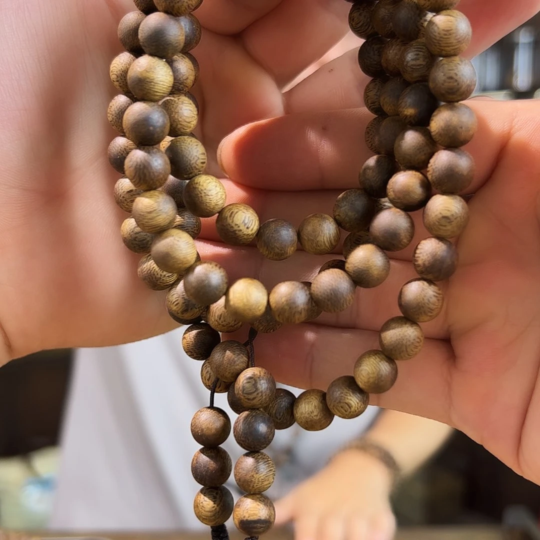 手串沉香08多圈白棋多样性发一条