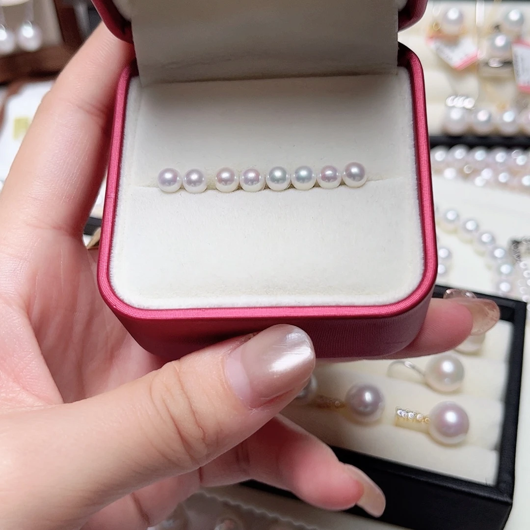 耳饰淡水珍珠银S925镶嵌