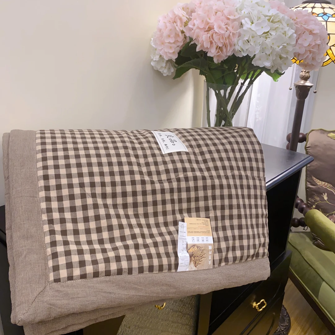 【雅趣】无印 A类可水洗棉 全棉纯棉夏被/单人双人加大 空调被