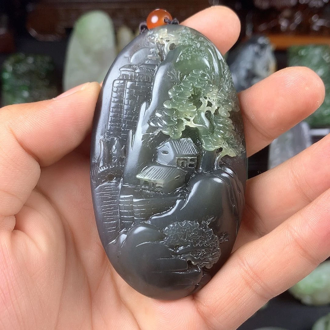 颈饰未镶嵌和田玉