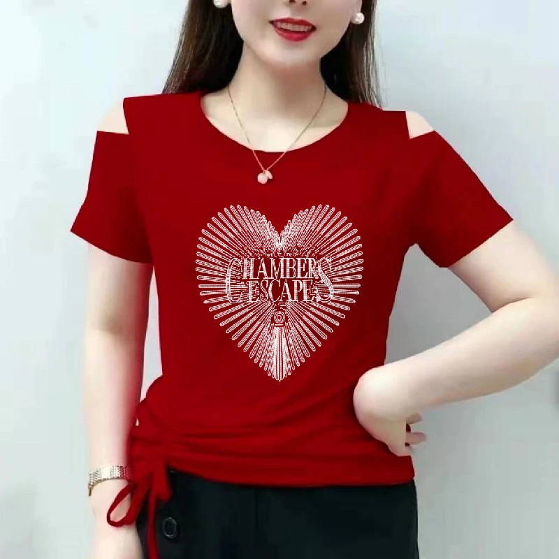 2025夏季新款纯棉短袖t恤女士百搭显瘦洋气上衣女小众女装体恤衫