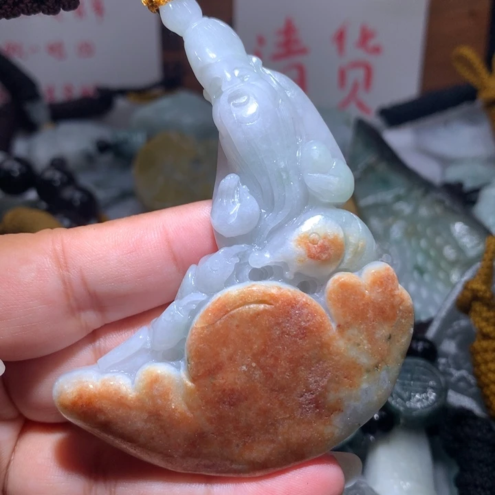 颈饰未镶嵌翡翠保真天然A货翡翠