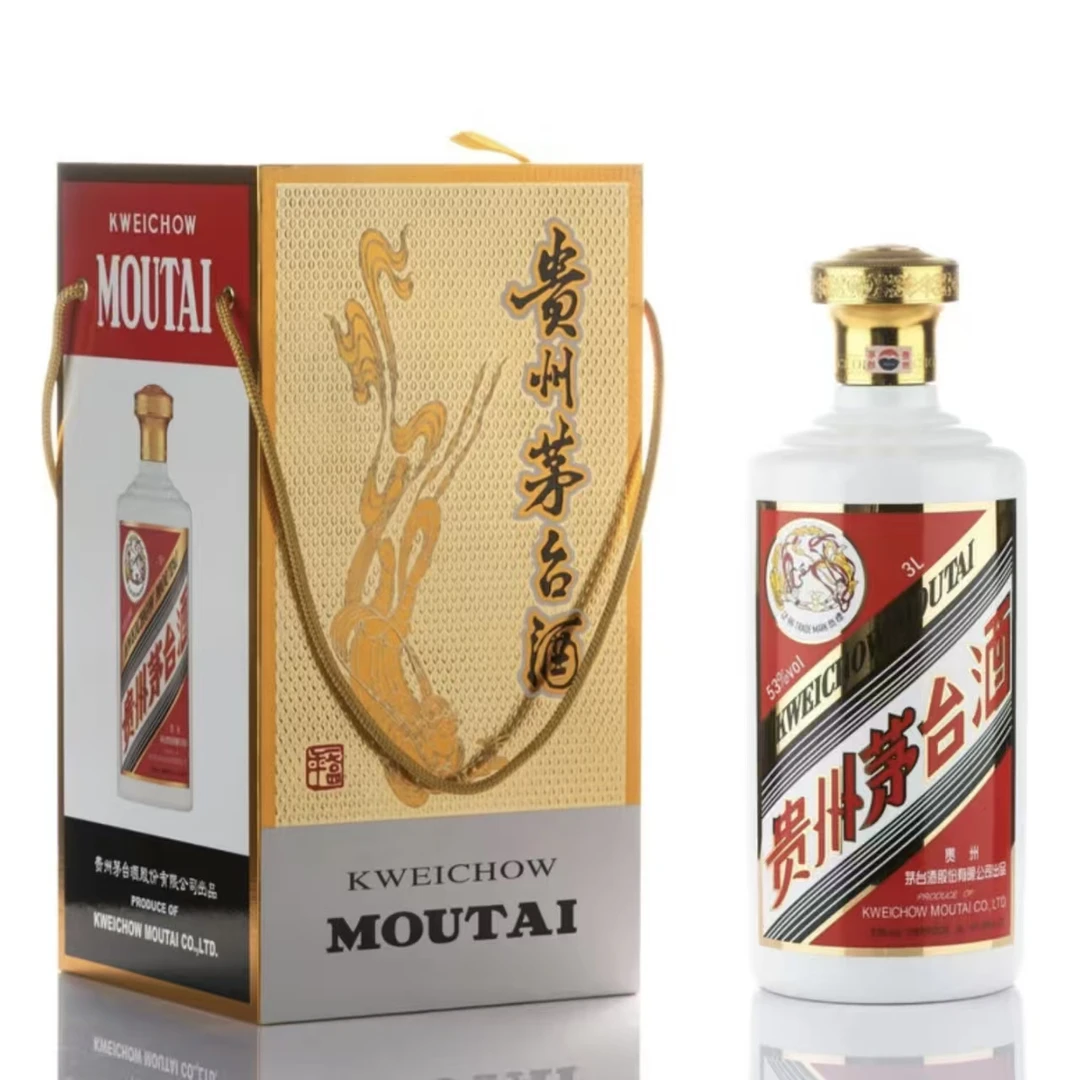 KWEICHOW MOUTAI/贵州茅台6斤飞天茅台大容量酱香3000ml白酒53度