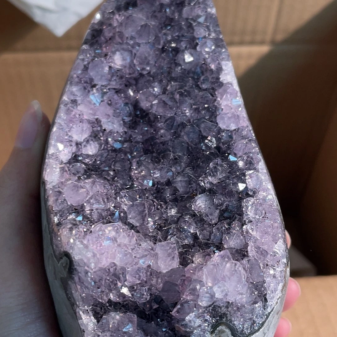 水晶未镶嵌手串紫水晶 76号