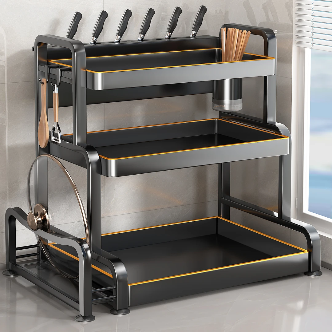 佳帮手置物架厨房多功能调料品收纳架家用灶台调味品盐调味料架子