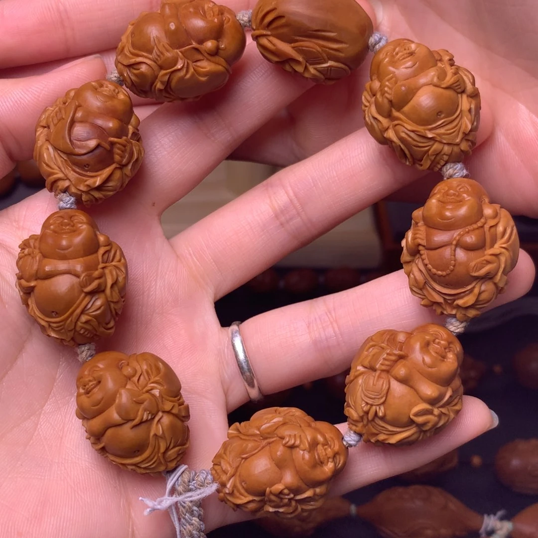 橄榄核手串/手链弥勒佛