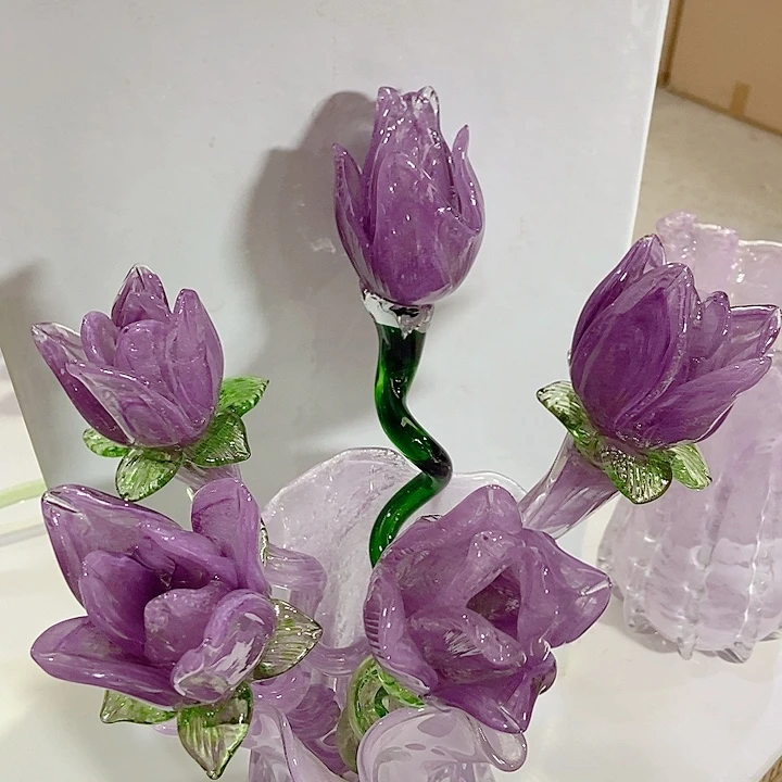 琉璃花高度45厘米口9厘米