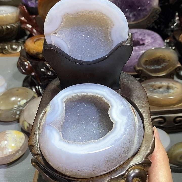 摆件未镶嵌紫晶聚宝盆