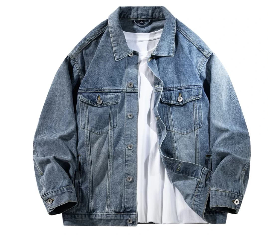 主播推荐牛仔服饰显瘦气质洋气短款显瘦百搭春秋宽松版型A01-A50