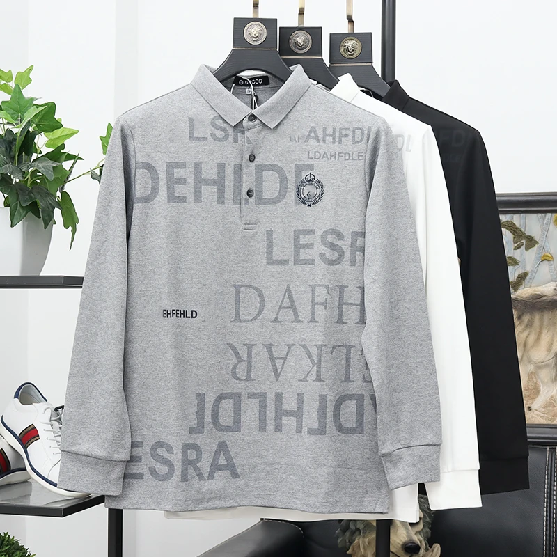 百搭春秋男士舒适长袖T恤衫1215