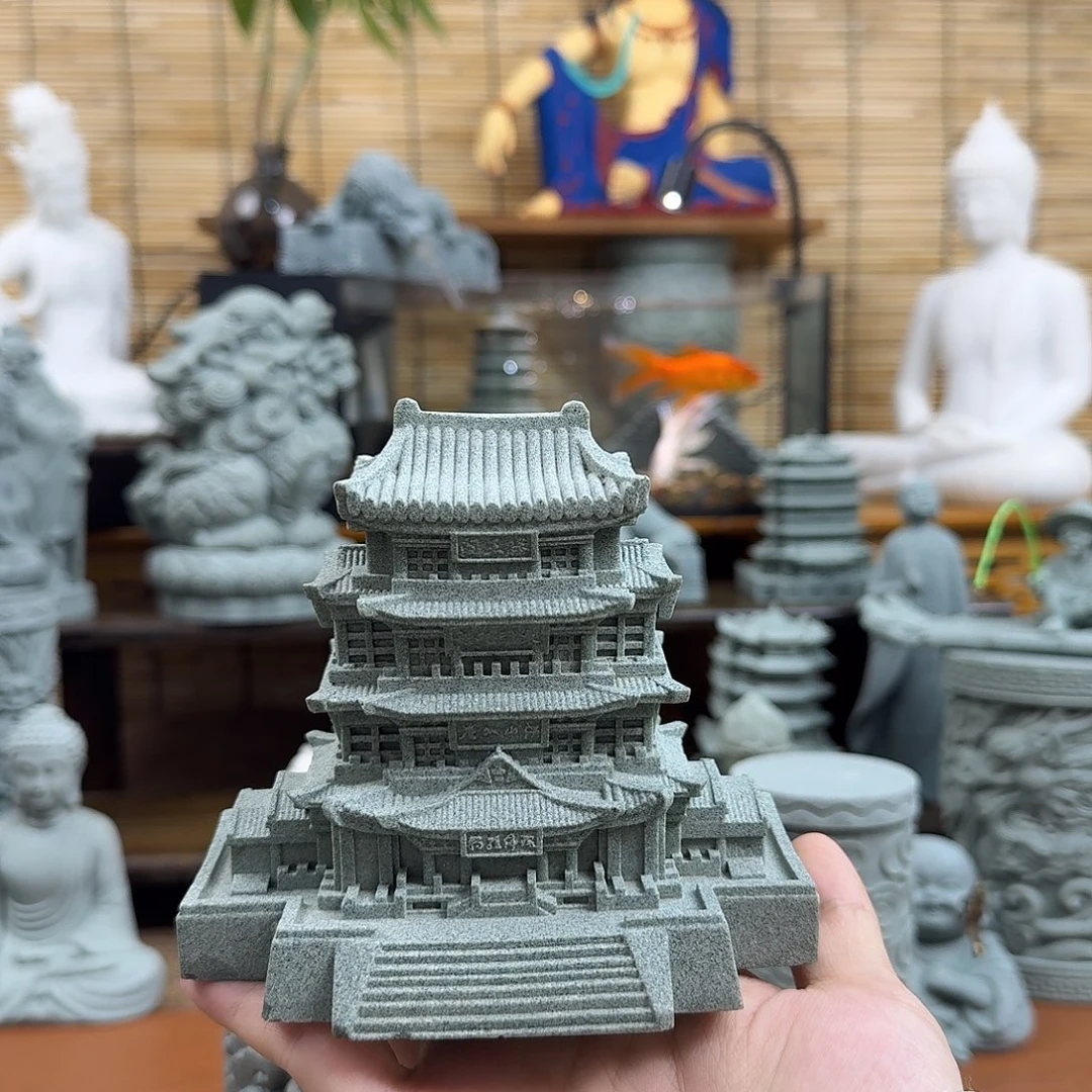石头青砂石滕王阁