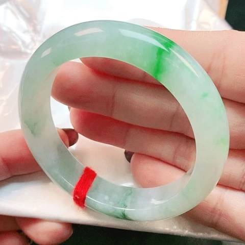 未镶嵌手镯翡翠正圈2814
