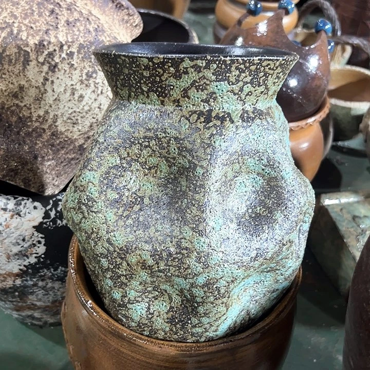 紫砂花盆口20高 30