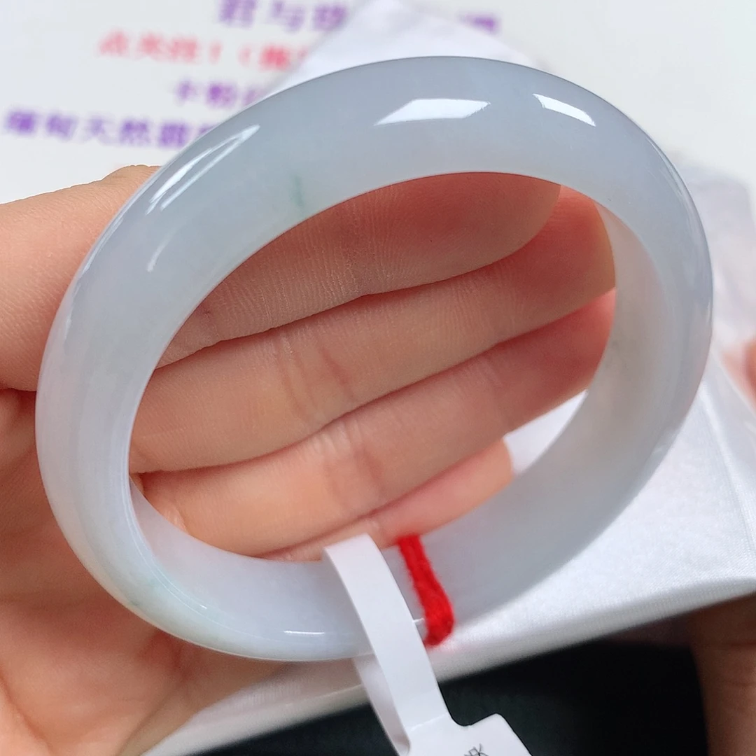 翡翠手镯未镶嵌 正圈⑨⑧