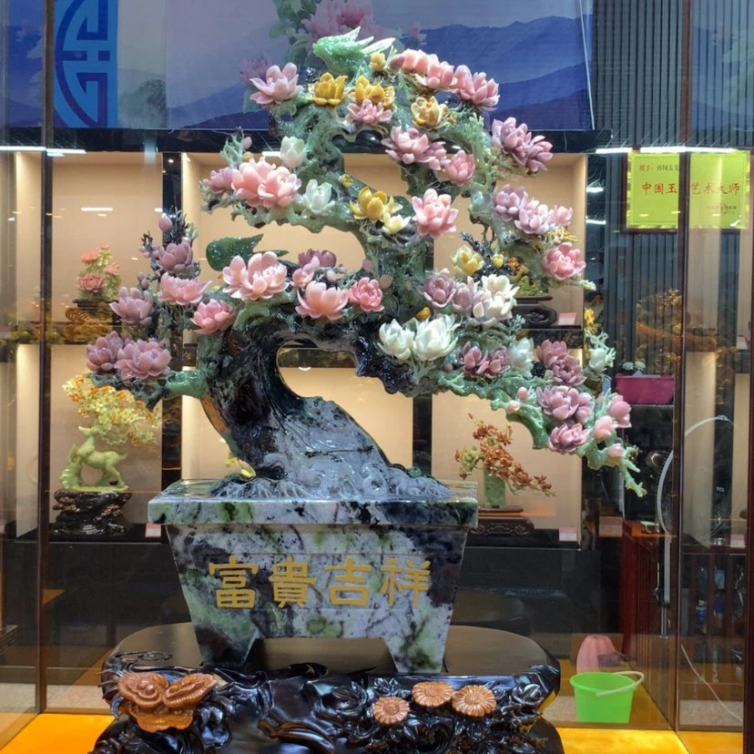 【闪购商品】未镶嵌蛇纹石玉摆件覆膜